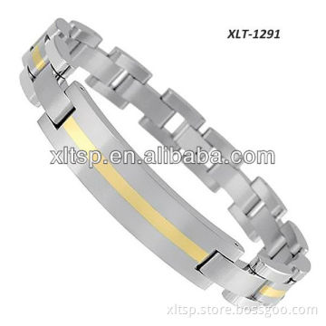 XLT-1291 316L Stainless Steel Blank ID Bracelet